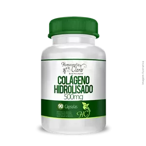 Colágeno Hidrolisado 500mg 90 Cápsulas