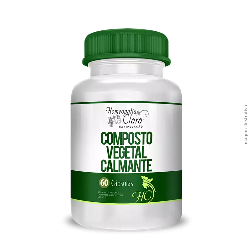 Composto Vegetal Calmante 60 Cápsulas