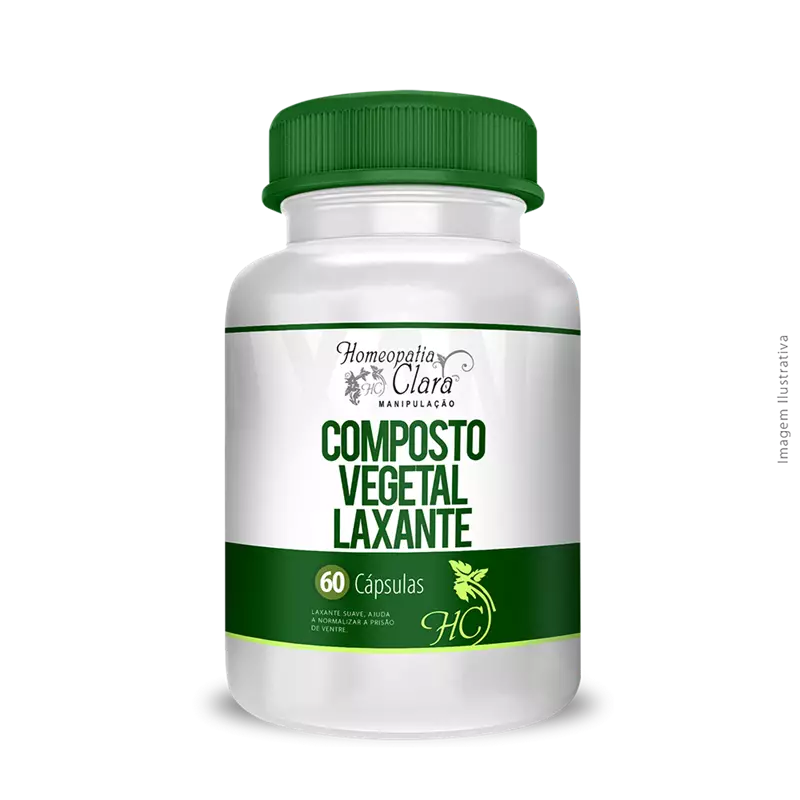 Composto Vegetal Laxante 60 Cápsulas