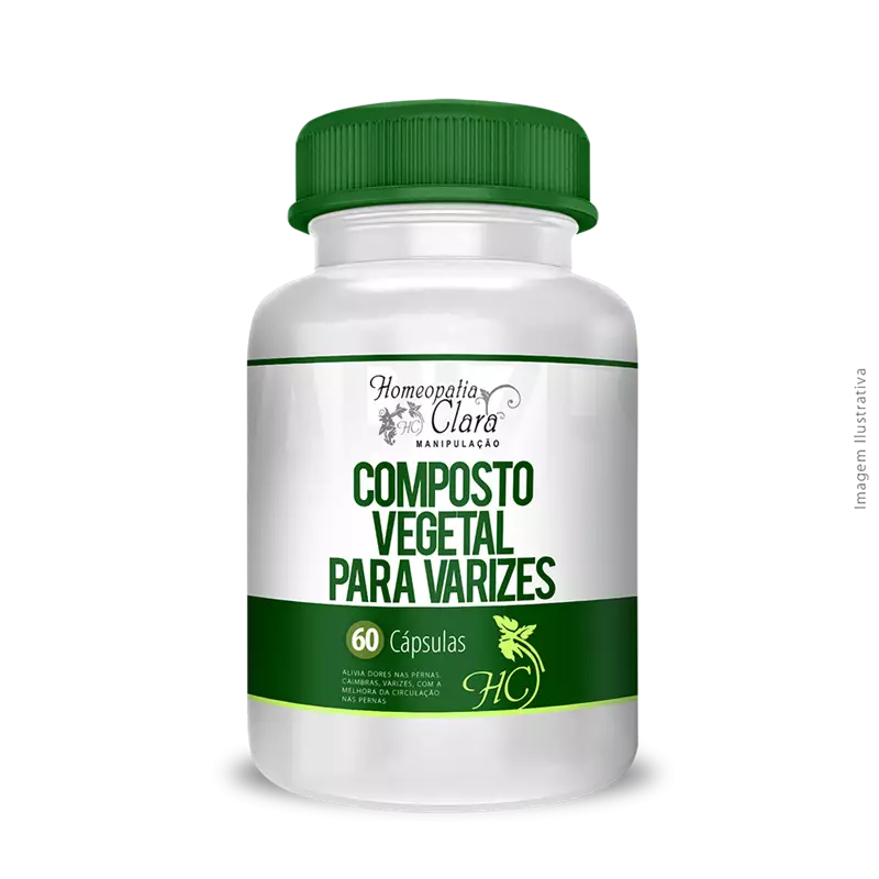 Composto Vegetal para Varizes 60 Cápsulas