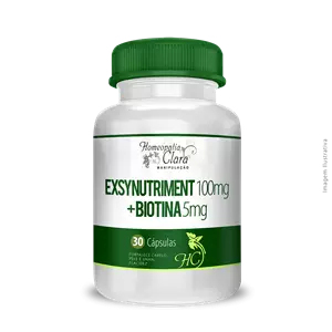 Exsynutriment 100mg com Biotina 5mg 30 Cápsulas