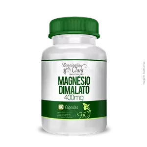 Magnésio Dimalato 400mg 60 Cápsulas