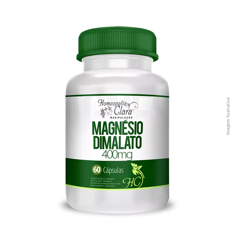 Magnésio Dimalato 400mg 60 Cápsulas