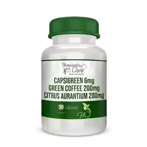 N-Acetil Tirosina / Capsicum / Green Coffee / Citrus aurantium 30 Cápsulas